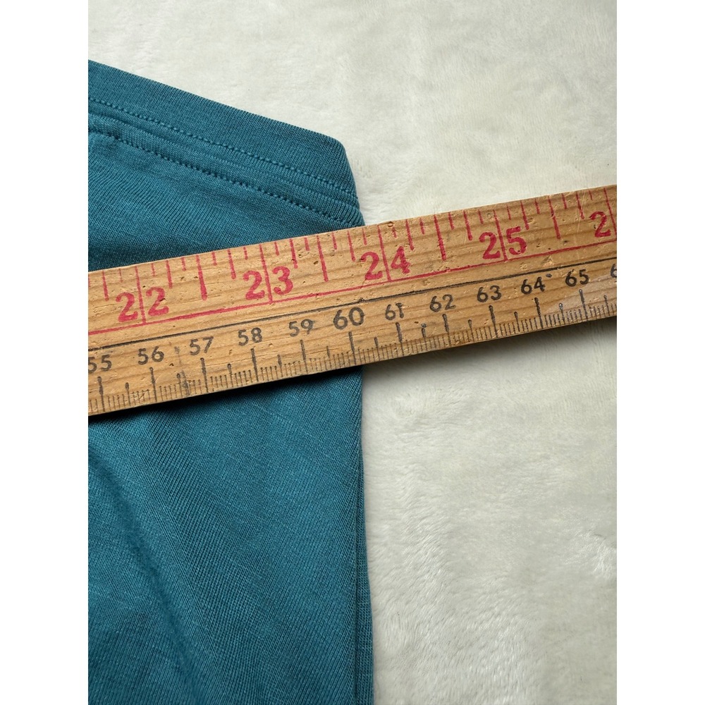 Athleta Radiate Tank Top Teal Blue Side Knot Cinch Activewear Womens 1X - Picture 4 of 9